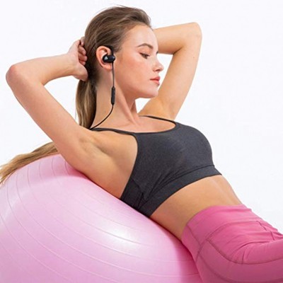 KLIM Fit Bluetooth Sport IPX4 Anti-Sweat In-Ear Headphone black