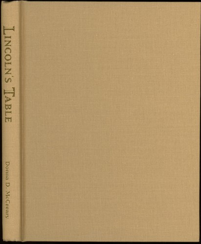 LINCOLN'S TABLE Cookbook History President's Journey Cabinet To Cosmopolitan - Imagen 3 de 4