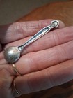 4 Silver  Salt Spoons  Various Patterns — photo 7