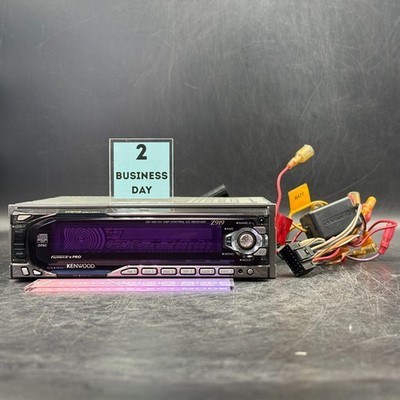 KENWOOD Z919 1DIN Car Audio CD Player JDM Spectrum Analyzer Tested