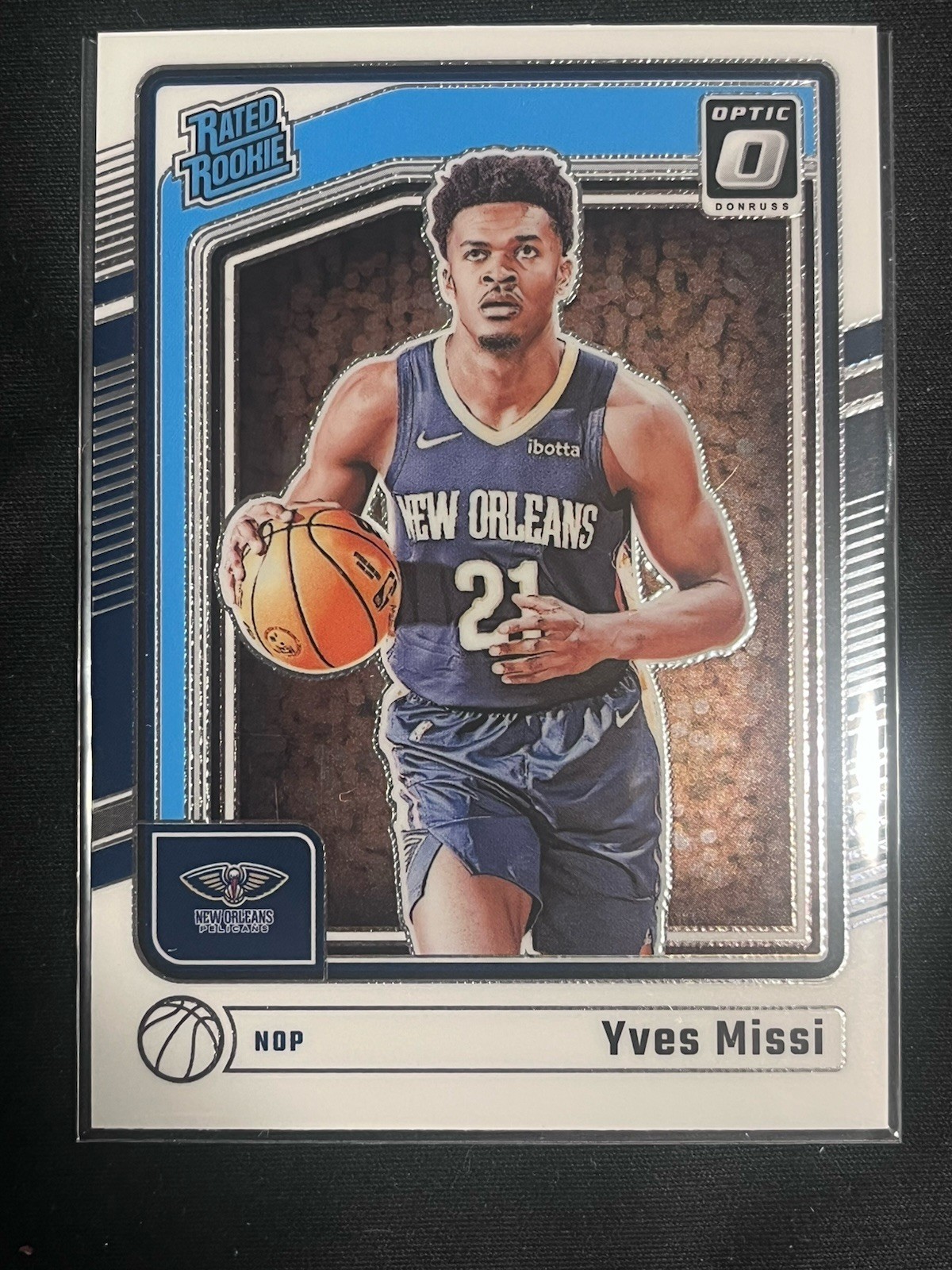 2024-25 Donruss Optic #265 Yves Missi New Orleans Pelicans Rookie