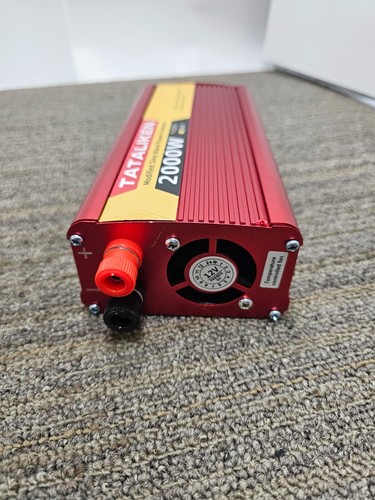 TATALIKEN Modifizierter Sinus Wechselrichter 2000W Spitzenleistung 12V Rot Heavy Duty - Bild 3 von 10