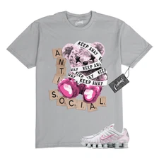 Shox TL Metallic Platinum Pink Foam White Pinksicle T Shirt to Match ANTI