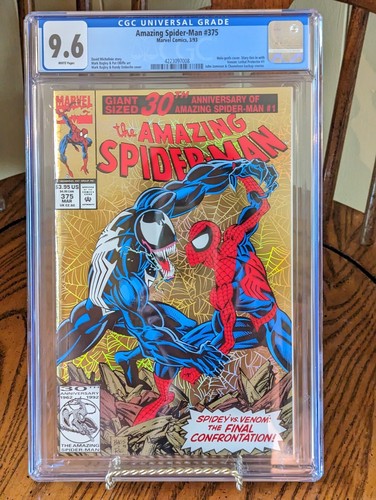 1993 Spider-Man Comic - #375 The Amazing Spider-Man - 9.6 CGC - Estate Sale