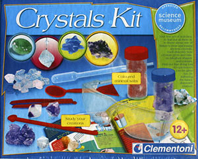 NEW CLEMENTONI CRYSTALS KIT Science Museum Approved - 12 year old plus - Italy