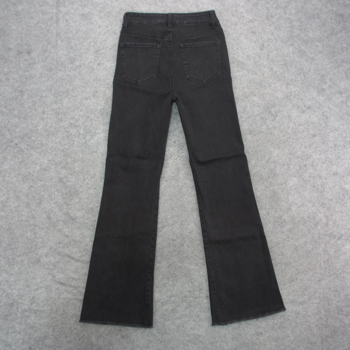 パンツ wax coating flare black denim Wax Jeans Women's 28 Black Dark Wash Flare Jeans | eBay