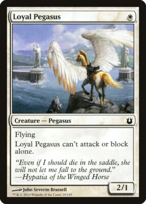 Loyal Pegasus [Born of the Gods] Magic MTG | eBay