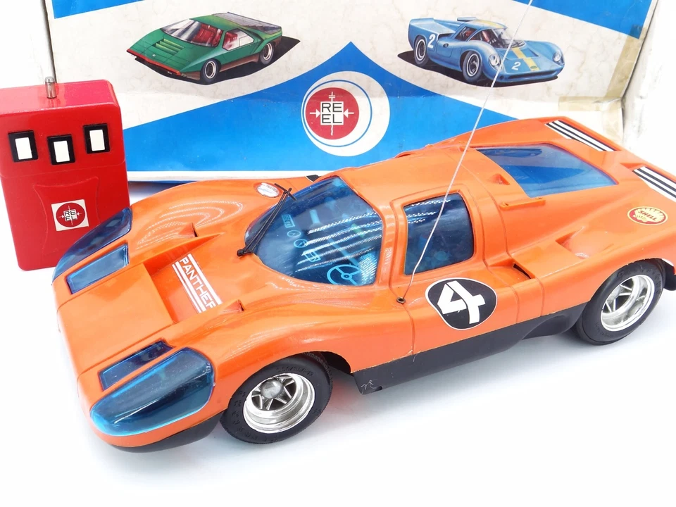 De Tomaso Pantera Panther 107 Ferngesteuert RC Radio Control 42cm Reel 1973 OVP - Bild 2 von 4