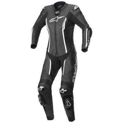 Alpinestars Stella Missile V2 1tlg. Lederkombi Damen Schwarz/Weiß Motorradkombi 