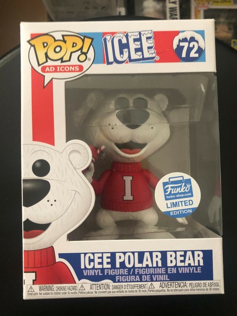 Funko Pop! Ad Icons - Icee Polar Bear Vinyl Figure (Funko Shop Exclusive) for sale online | eBay
