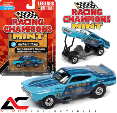 #ad RACING CHAMPION 1:64 RCSP018 1973 FORD MUSTANG BLUE MAX NHRA FUNNY CAR $8.99