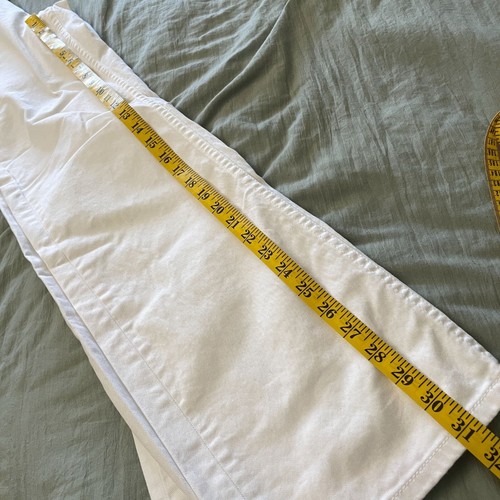 Coldwater Creek Natural Fit Stretch Bootcut Straight Leg Pant 41" White - 10 - Picture 8 of 10