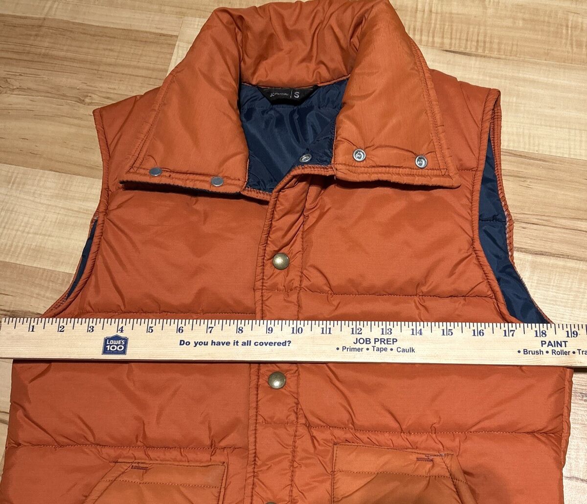 JCPenney Vintage 80s Puffer Vest Insulated Size Small See JCPenney Vintage 80s Puffer Vest Insulated Size Small See