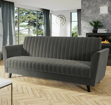 Sofa Vinci Couch Schlaffunktion Bettkasten Polstersofa Modern Stil Schlafsofa