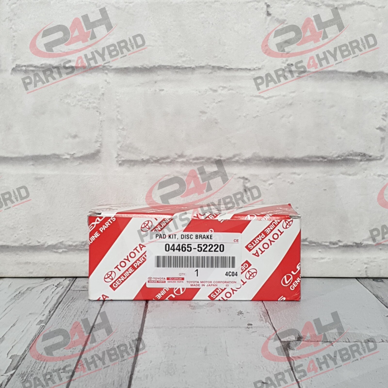 GENUINE TOYOTA SIENTA FRONT BRAKE PADS 2003-2015 04465-52220 LEFT & RIGHT SIDE