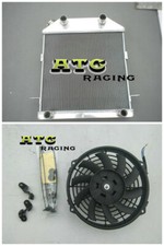 4 Row 1939 1940 1941 For Ford Mercury Car Flat Head V8 Aluminum Radiatorfan