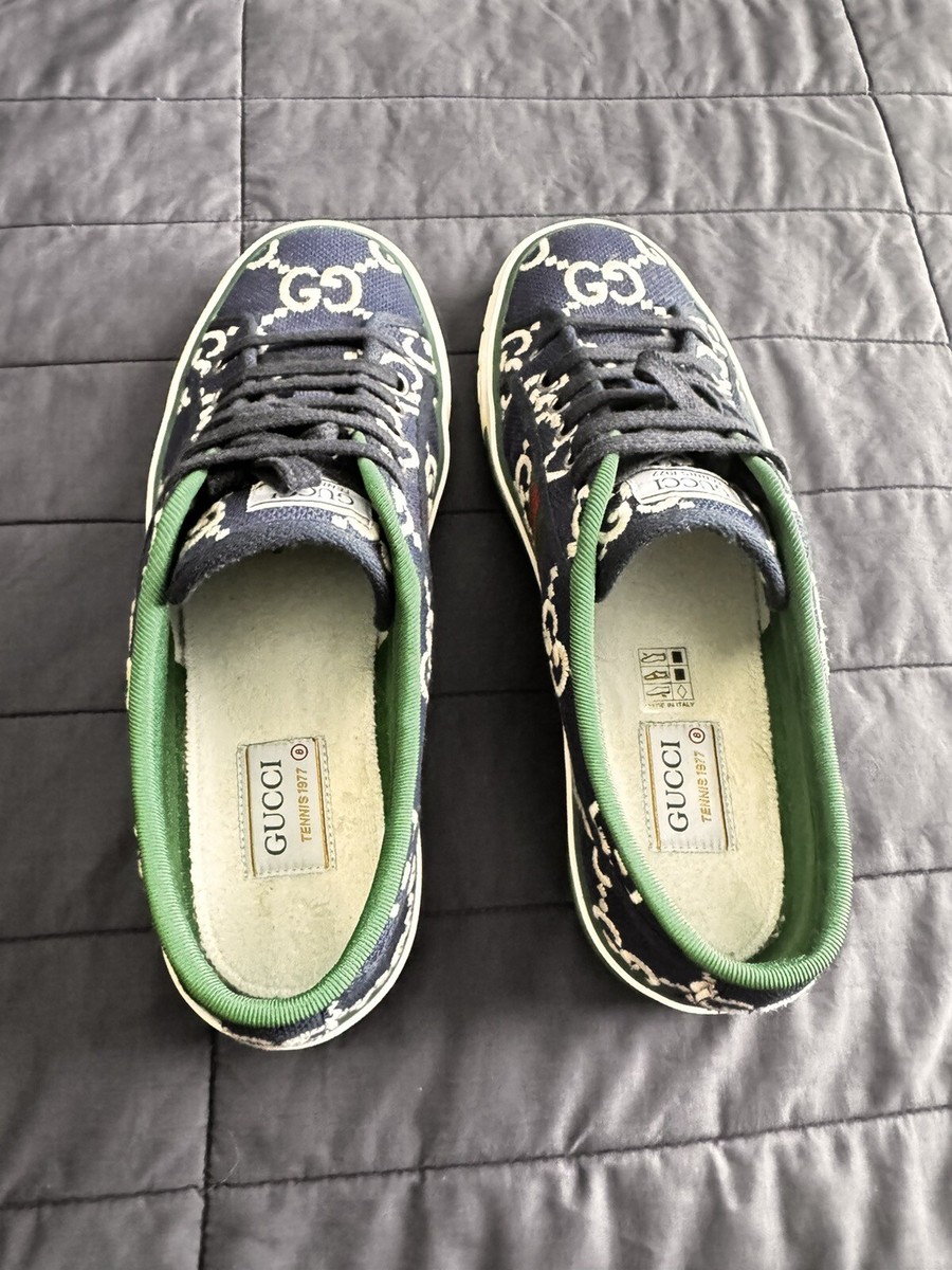 G 08- Gucci Tennis 1977 Ink Blue - 606111-H0G10-4370 | eBay