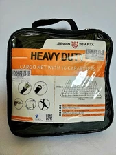 Seven Sparta Truck Bed Cargo Net 5x7 with 16 Carabiners Stretches 10×14