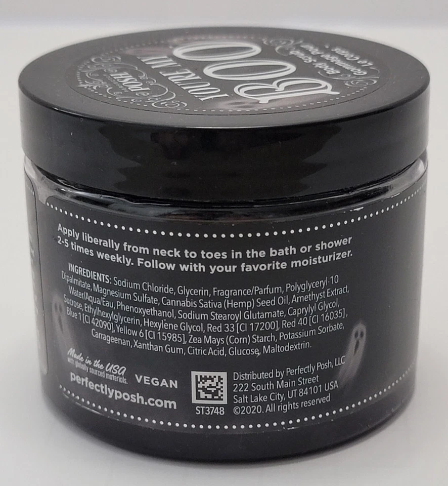 Perfectly Posh Body Scrub YOU’RE MY BOO 6 ounce Jar NEW - Image 4 of 4