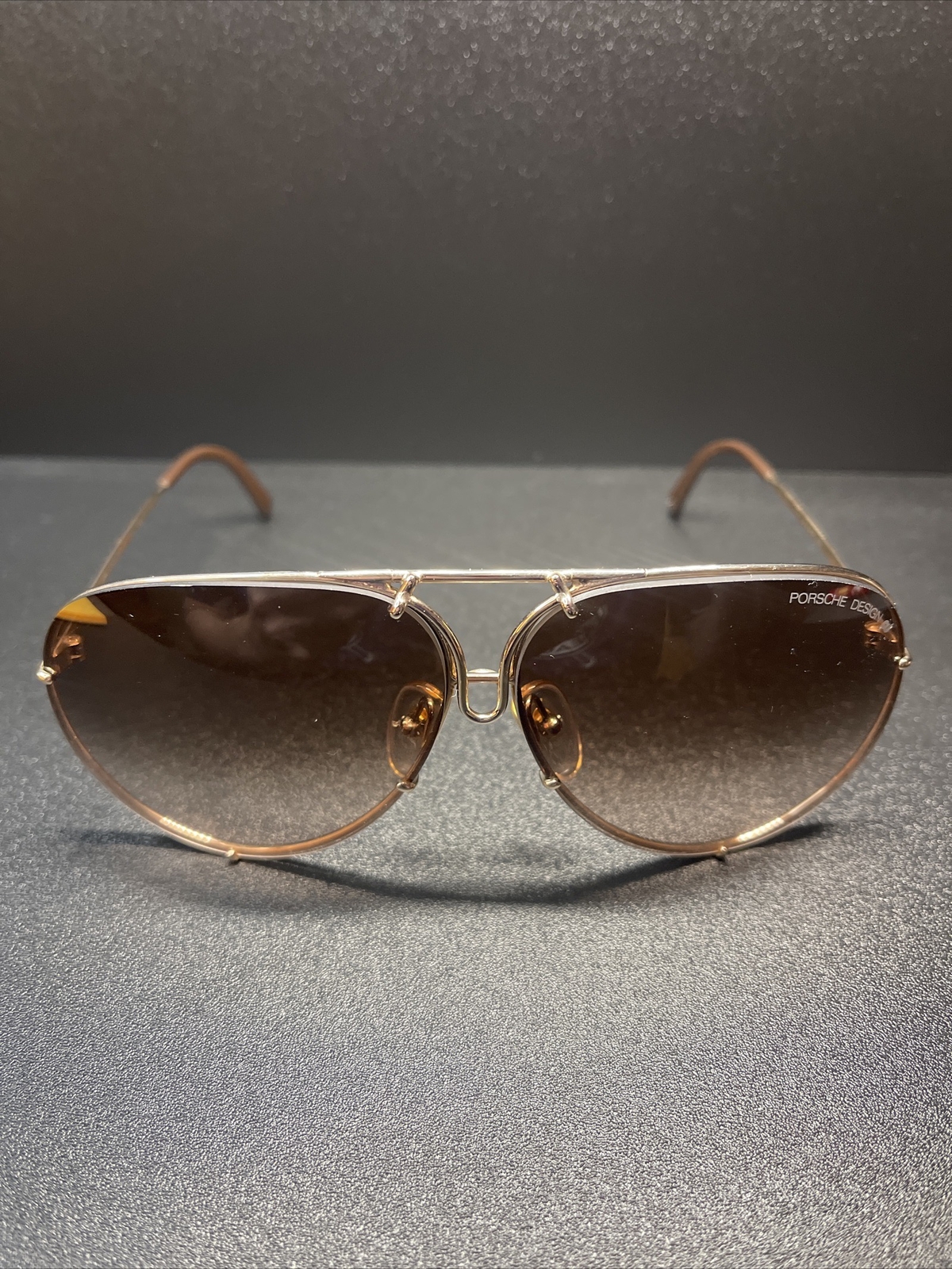 Carrera Porsche Design 5623 Gold Aviator Sunglasses G4 Gem