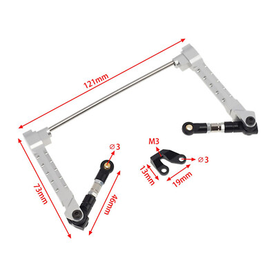 Anti-Roll Bar Metal Climbing Cars Model Accessories for AXIAL  RR10 Wraith 90048