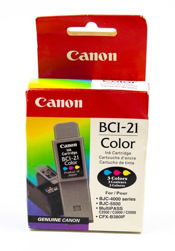 2 Cartucce Originali Canon BC-05 Per BJC-200, 230, 250, 270, 1000 – Aperte Ma Nuove