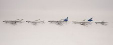 5-częściowy pakiet vintage modele samolotów Schuco Lufthansa modele metalowe 