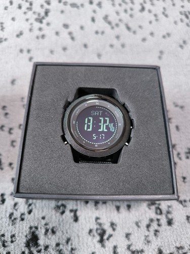 NORTHEDGE APACHE 46 Mens Military Watch Waterproof Barometer Compass NATO STRAP