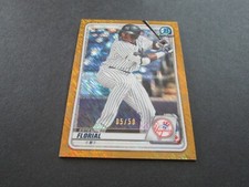 2020 Bowman Chrome Estevan Florial Prospects Card #BCP-223 Gold Shimmer 05/50