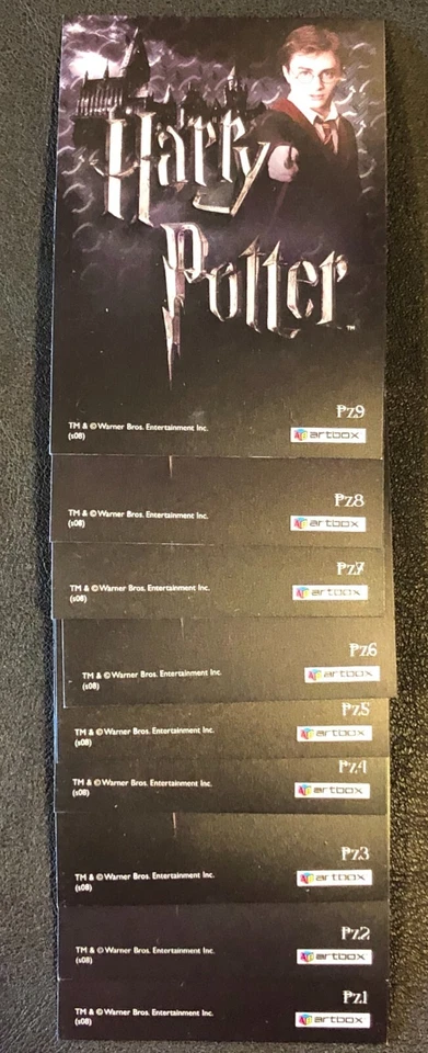 Harry Potter Prisoner of Azkaban 3D 2008 Artbox Puzzle Insert Card Set #PZ1-PZ9 - Image 2 of 2