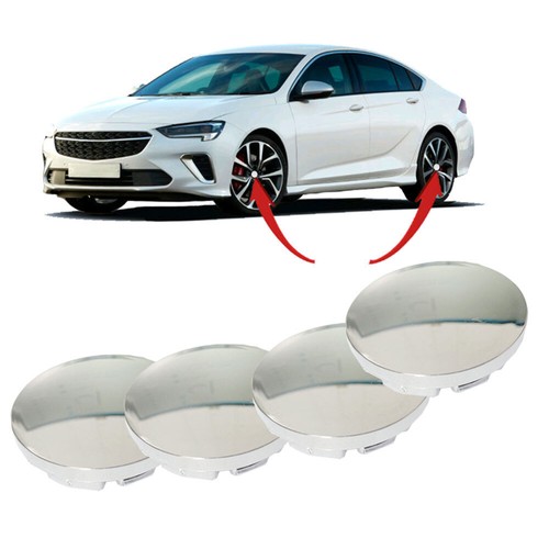 4pcs 56mm Chrome Car Wheel Center Rim Hub Cover Caps Arc Blank Plating Silver - Picture 7 of 12