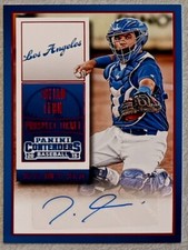 2015 CONTENDERS BASEBALL PROSPECT TICKET AUTO RED FOIL #26 JULIAN LEON MEXICO