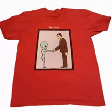 HELMET BAND TOUR CONCERT T-SHIRT RED Size S-5XL MR439