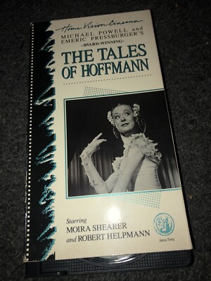 The Tales of Hoffmann VHS 1951, 1990s Opera Moira Shearer