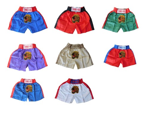 Tiger Darkblue Kids Muay Thai Shorts - Perfect Fit & Stylish MMA Boxing SIZE M - Picture 3 of 3