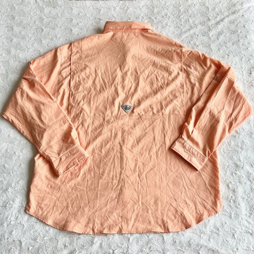 Columbia PFG Shirt Mens XXL 2XL Orange Tamiami II Omni Shade Wick UPF 40 NWT - Picture 2 of 13