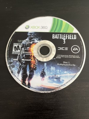 Battlefield 3 Disc 1 multiplayer co-op Xbox 360 Video Game Disc 1 Only  