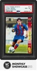 LIONEL MESSI PSA 8 2004-05 PANINI SPORTS LA LIGA MEGA CRACKS #71 ROOKIE CARD RC