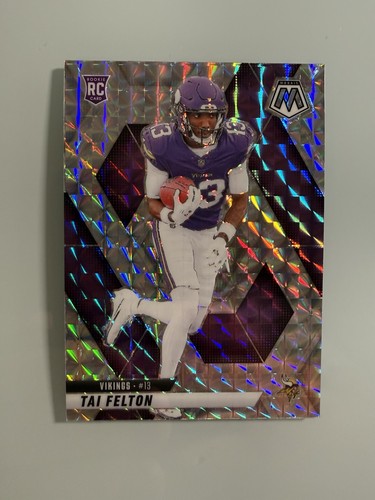 2025 Panini Mosaic Tai Felton #329 RC Rookie Prizm Mosaic - Minnesota Vikings