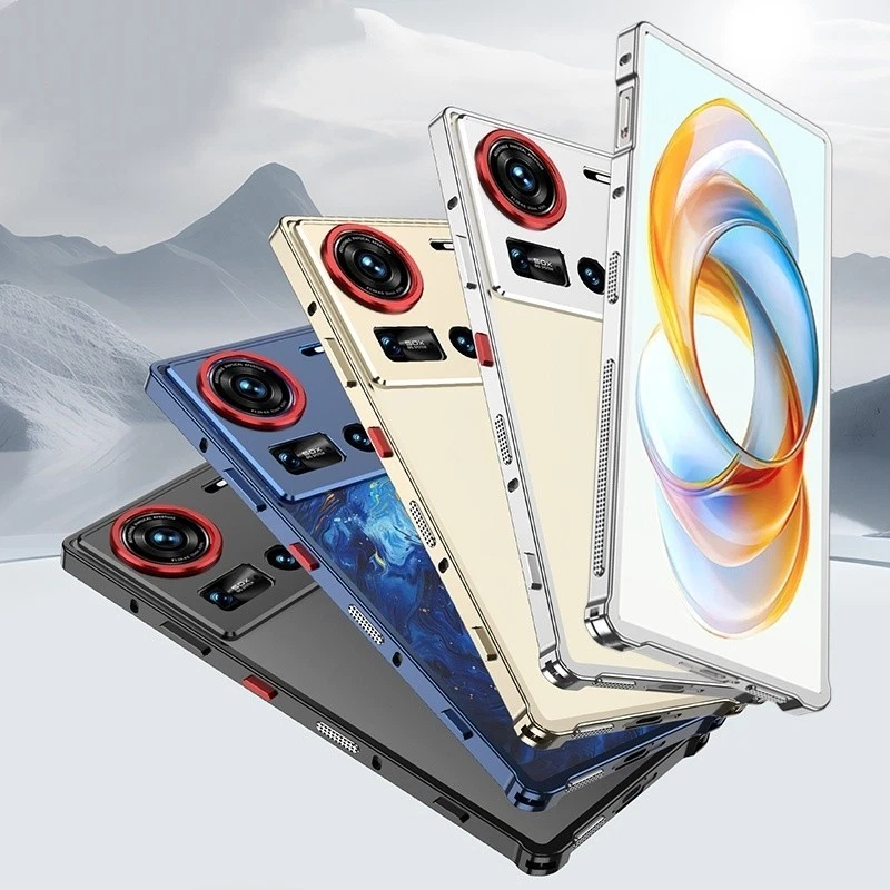 Aluminum Frame Bumper Case For ZTE nubia Z70s Z70 Z60 Ultra Metal Lens Cover - 第 2 张/共 17 张