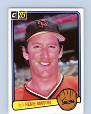 1983 Donruss #272 Renie Martin San Francisco Giants Baseball Card