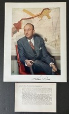 1950 Vintage Print Photo Leland I. Doan President Dow Chemical Co. Color