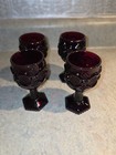 Vintage AVON 1876 CAPE COD COLLECTION RUBY RED  GOBLETS Set of 4  — photo 7