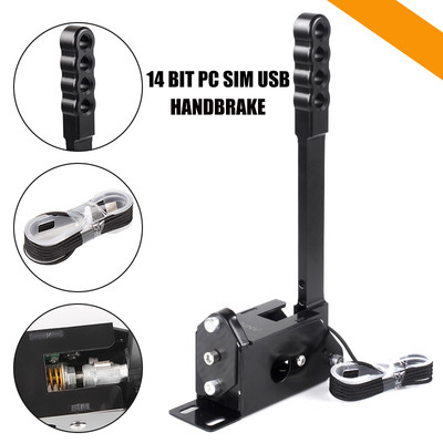 14Bit USB Handbrake for PC Windows for Sim Racing Games G25/G27/G29/T500