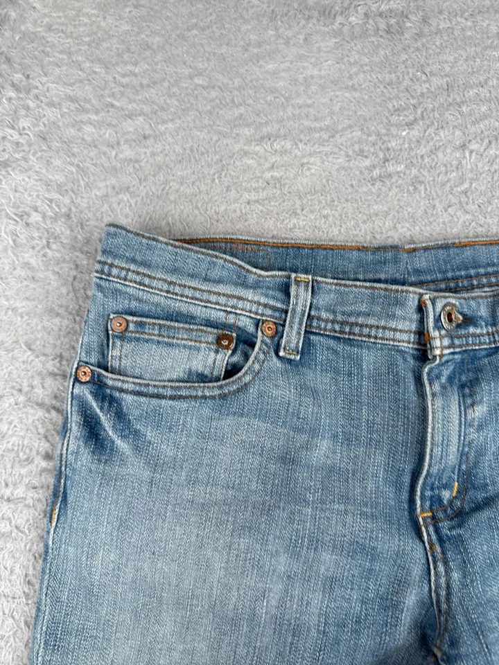 Polo Ralph Lauren Shorts Womens 8 Blue Denim Cutoff Cotton Blend Low Rise 30x7 - Image 4 of 4