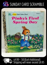 Pinky's First Spring Day By Amye Rosenberg A First Little Golden Book 🚚 Sale