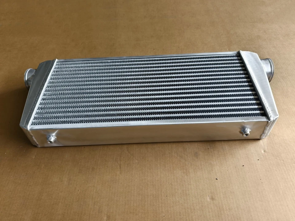 FMIC Aluminum Intercooler Universal 24"x12"x3" 600 x 300 x 76mm 3" Inlet/Outlet - Image 4 of 4