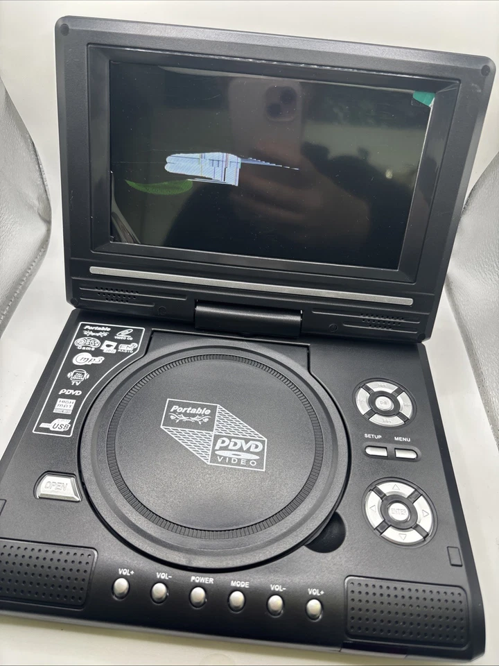 7.8" Tragbarer Dvd Player Auto Monitor Mit Hd Drehbar Bildschirm TV FM Gamepad - Bild 3 von 4