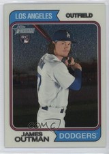 2023 Topps Heritage Chrome 372/999 James Outman #93 0t08