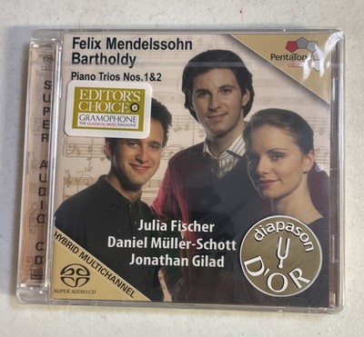 Piano Trios # 1&2 SACD Super Audio Cd Julia Fischer Felix Mendelssohn Bartholdy
